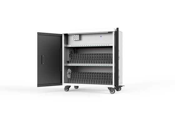 Szafka ładująca 8S Security 36 do szkoły z 4 kołami