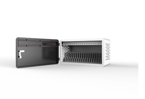 USB Typ 18 Slots Ładowarka Mini Size Z ABS Plastic Interlayers