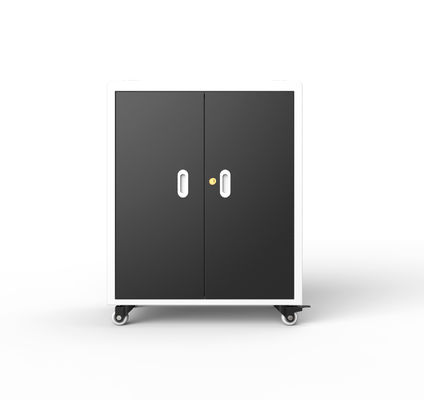 30 portów Ładowarka laptopa z 4 kółkami i hamulcem 720*530*940mm wymiar 70kg waga gniazda zasilające