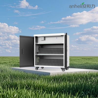 36-port USB Smart Tablet ładowarka z systemem ochrony bezpieczeństwa 8S i wentylatorami chłodzącymi