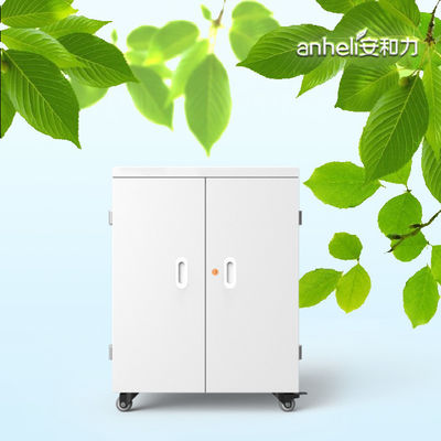 60 portów wózek do ładowania prądu AC z galwanizowaną szafką do ładowania tabletów