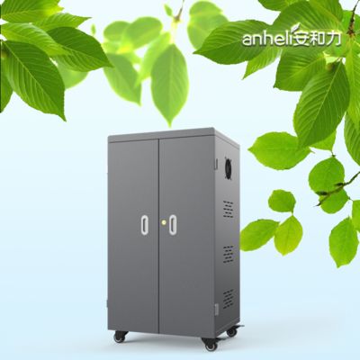 ABS inżynieria Plastikowy 64 USB Slots wózek ładowania Smart ładowania szafki