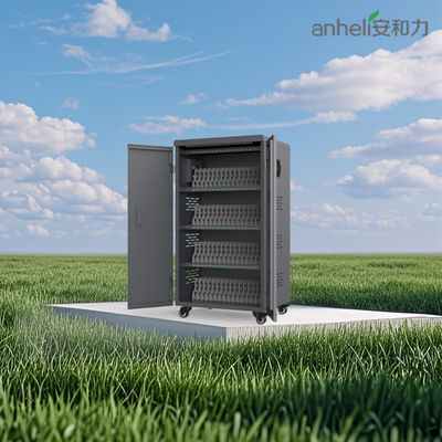 Galwanizowany karton 64 USB Port Tablet ładowania wózka z 8S Security