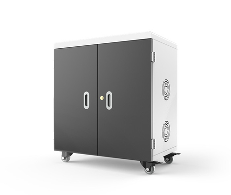 36 slotów Wózek do ładowania tabletów 4 kółka Szafka ładująca USB 230V